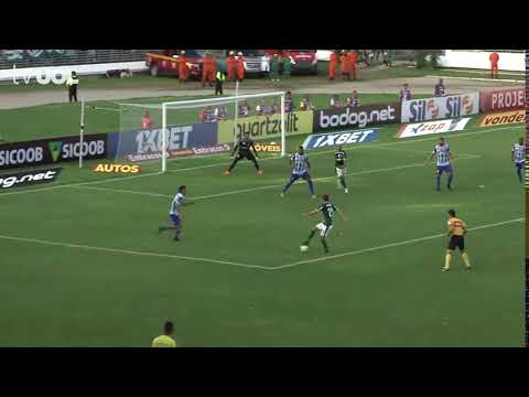 HYORAN QUASE AMPLIA PARA O PALMEIRAS CONTRA O CSA; ASSISTA AO LANCE