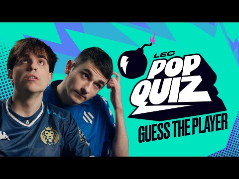 Guess The Player | LEC Pop Quiz | Spring 2024