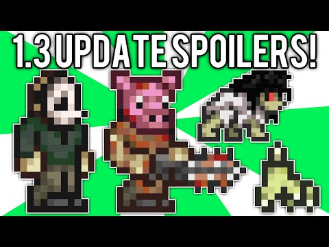 Terraria 1.3 Spoilers: New Horror Monsters for Solar Eclipse & Yo-yo Melee Weapons! @demizegg