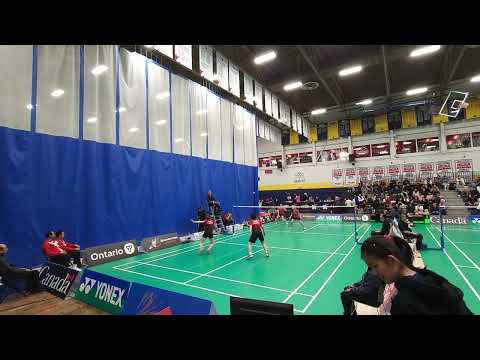 Final GD U19-Jasmine SHI/ Emily Yunkai XIA vs Joanna XU/Alena YU at Junior National Championships
