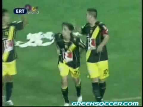 Aris v Olympiakos 1-0 (18' Javito) - Matchday 7 08/09