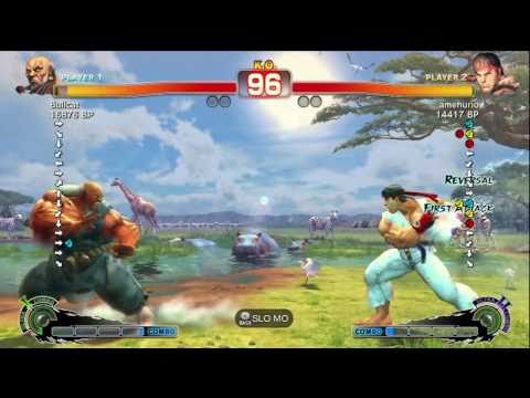 Bullcat [Gouken] vs amehurio [Ryu] SSF4 Japanese Online Ranked Matches - TRUE-HD