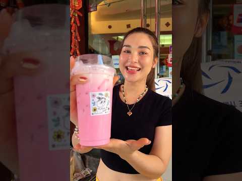 Pink Milk - Thai Street Cafe - Street Food - Ploysai Coffee - Thailand