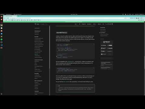 Reading the new VueJs.org docs LIVE! - Part 12 - Watchers