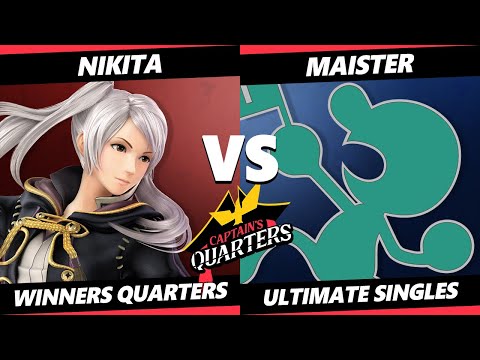 Captain's Quarters 6 Winners Quarters - Nikita (Robin) Vs Maister (Game & Watch) SSBU Smash Ultimate