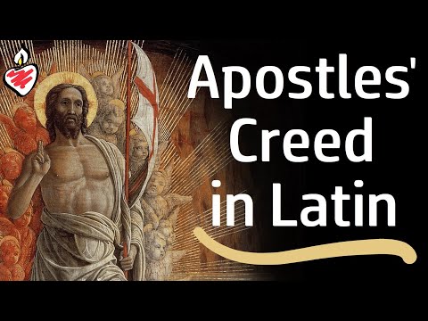 Symbolum Apostolorum : The Apostles' Creed in Latin