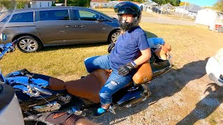 OLDER  LADIES LOVE MY BIKE: MY MOTHER'S FIRST TIME ON A MOTORCYCLE