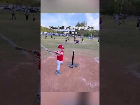 too cute! #teeball #softball #baseball