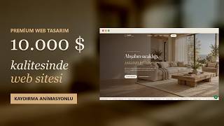 10.000 $ Kalitesinde Web Sitesi Nasıl Görünür? | Kaydırma Animasyonlu Premium We