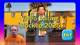 Video Editing Mockup 2025