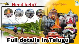 Hyderabad to kedarnath & Badrinath chardamyathara 11 days trip || Hyderabad to Uttarakhand Telugu.