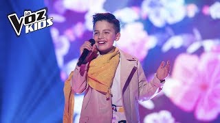 Juanse canta Yo No Me Doy Por Vencido | La Voz Kids Colombia 2018