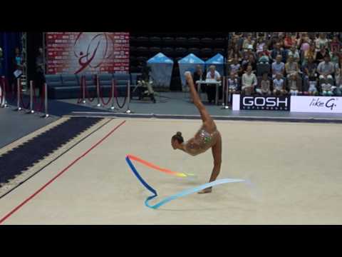 SOLDATOVA Aleksandra RUS Ribbon , World Challenge cup Minsk 05.08.2017