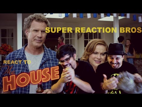 SUPER REACTION BROS REACT & REVIEW The House Red Band Official Trailer 2!!!!