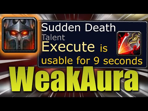 WoW Execute proc WeakAura | Sudden Death WeakAura | WotLK classic