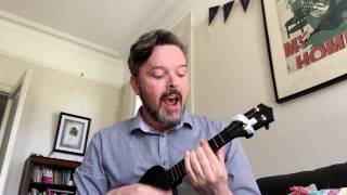 Brüko flat black soprano (via UKE Magazine) playing 'Anytime' Arlo Guthrie cover
