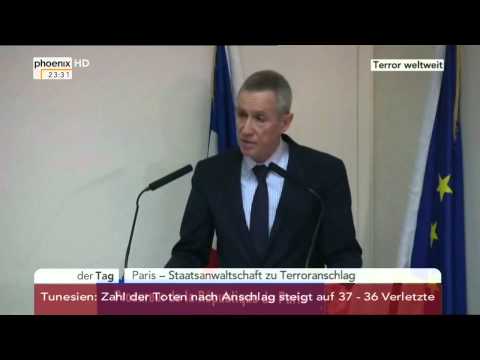 Terror in Frankreich: PK des französischen Staasanwalts am 27.06.2015