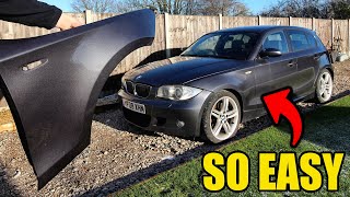 BMW 1 SERIES FRONT WING REPLACEMENT (BMW E81, E82, E87, E88)