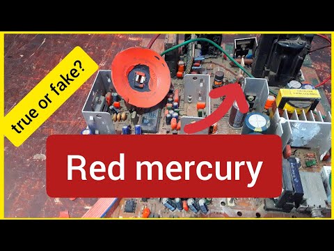 RED MERCURY in old tv board capacitor / true or fake ? / experiment / 7techmedia
