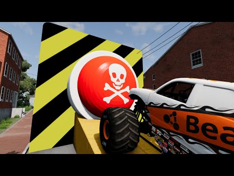 DO NOT Push this RED and DANGEROUS BUTTON! #7 🥵 BeamNG.drive