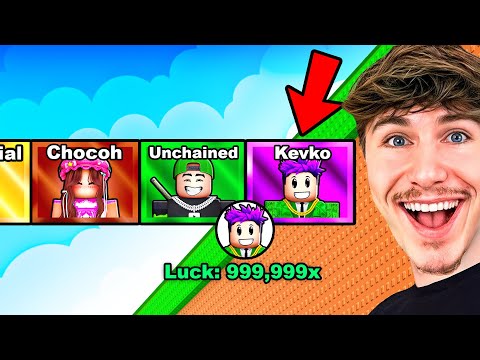 J’AI DÉBLOQUÉ DES ZONES DE YOUTUBEURS SUR KICK A LUCKY BLOCK !! (Incroyable)