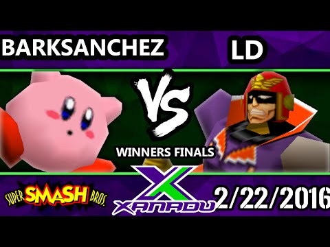 S@X 138 - BarkSanchez (Kirby) Vs. LD (Captain Falcon) SSB64 Winners Finals - Super Smash Bros