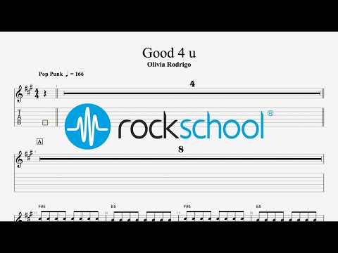 Good 4 U - Olivia Rodrigo, Rockschool 2024 Electric Guitar Grade 3