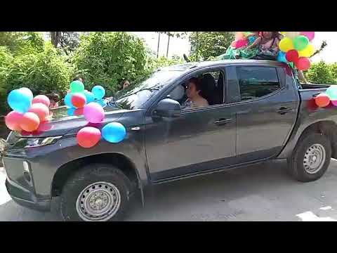 Desfile de carrozas en Cantón San Francisco, San  Simón, Morazán.🇸🇻