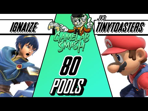 GameLab-Smash #80 Ignaize (Marth) Vs TinyToaster (Mario)