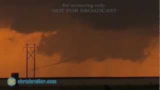 preview picture of video '25 May 2012 Kansas storms and tornado with long rope-out'