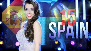 Los 15 mejores candidatos de España en Eurovision (The 15 bests candidates of Spain in Eurovision)