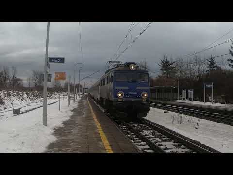 Przelot IC Piast na stacji Paczyna