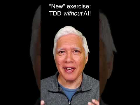 “New” exercise: TDD without AI! #tdd #testdrivendevelopment #codingexercises #aicoding thumbnail