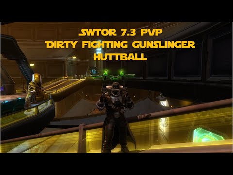 SWTOR 7.3 PvP - Dirty Fighting Gunslinger - Huttball
