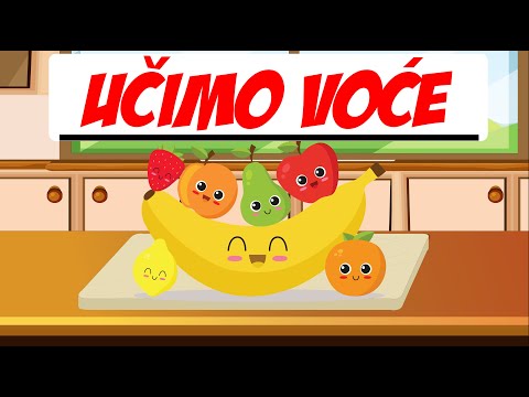 Učimo VOĆE zajedno | Vrste voća | Zabava za djecu