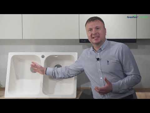 Миниатюра изображения товара Мойка кухонная GranFest Quarz GF-Z15 (серый)