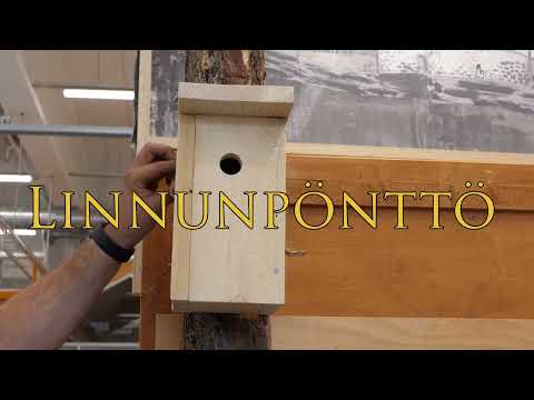Linnunpöntön rakentaminen