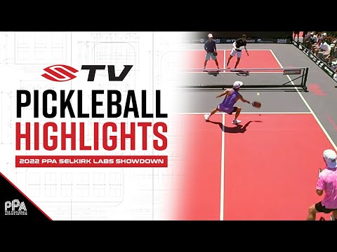 Tyson McGuffin Forehand Pickleball Highlight - 2022 PPA Selkirk Labs Showdown Men's Doubles