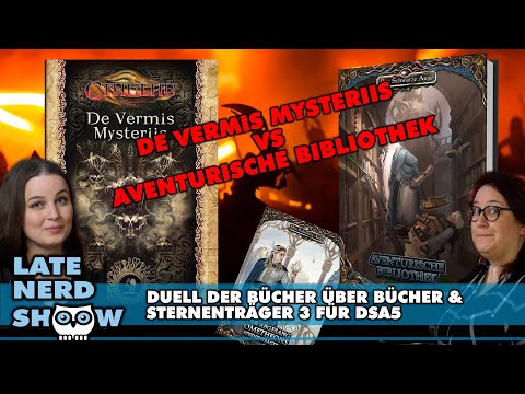 DSA5 Aventurische Bibliothek vs Cthulhu De Vermis Mysteriis & Sternenträger 3