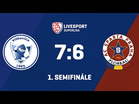 1. semifinále | 1. SC TEMPISH Vítkovice - ACEMA Sparta Praha 7:6