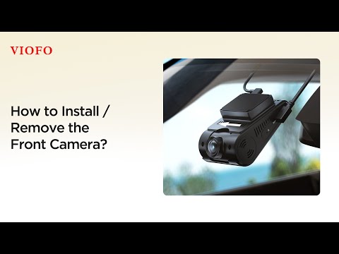 Front camera install and removal