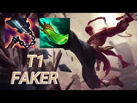 T1 Faker Lee Sin Jungle VS Karthus | KR Challenger Patch 13.18