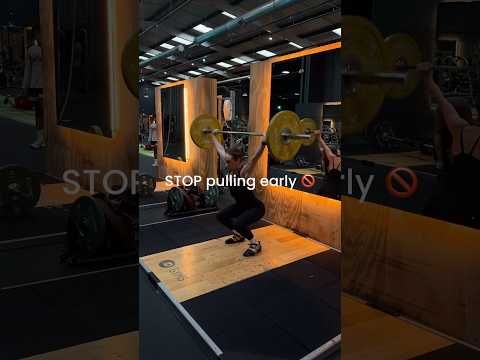 3 Snatch Drills to Fix Early Pulls | Olympic Weightlifting Tips