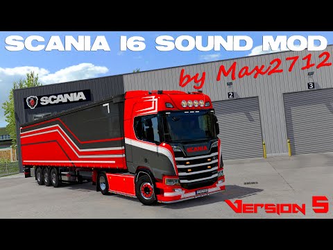 [V5 RELEASE] SCANIA NextGen I6 sound mod by Max2712 | ETS2 1.40/1.41