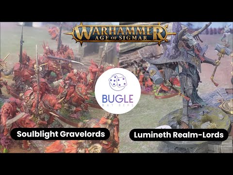 Soulblight Gravelords vs Lumineth Realm Lords | Age of sigmar battle report | S3