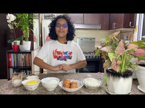 Rayhaan bakes a Sponge Cake....!!!!