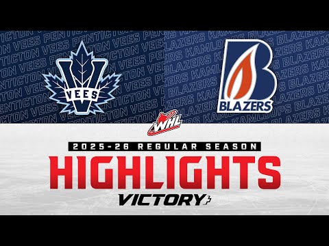 Penticton Vees at Kamloops Blazers 12/05 | WHL Highlights 2025-26