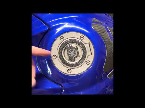 Drilling out a motorcycle gas cap, Yamaha R6