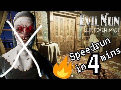 Evil Nun The Broken Mask speedrun in 4 mins 😎