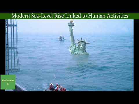 Modern Sea-Level Rise Linked to Human Activities
